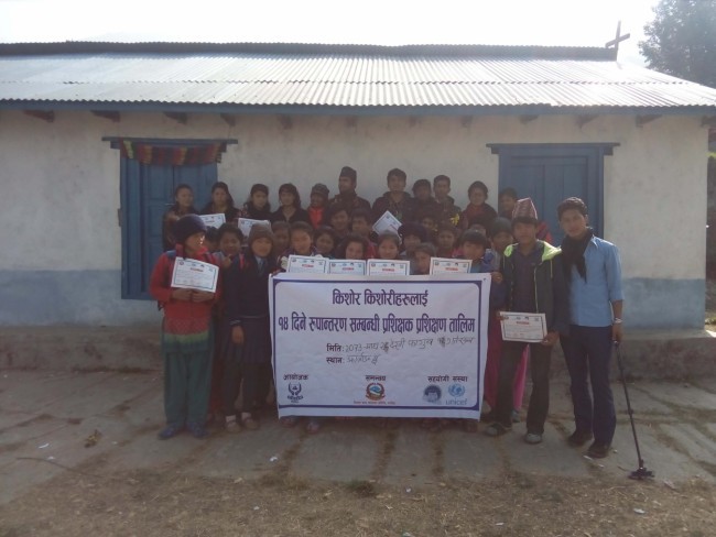 EMPOWERING ADOLESCENTS FOR RESILIENCE BUILDING IN EARTHQUAKE AFFECTED DISTRICTS
